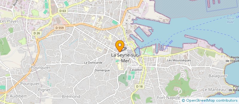 localisation de l'entreprise LGP à LA SEYNE-SUR-MER
