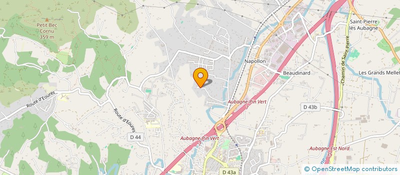localisation de l'entreprise LGP DES SOLANS à AUBAGNE