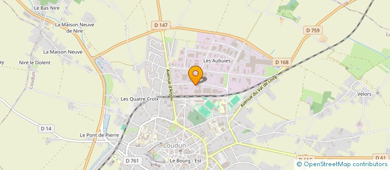 localisation de l'entreprise LGP PARIS-NORMANDIE à LOUDUN