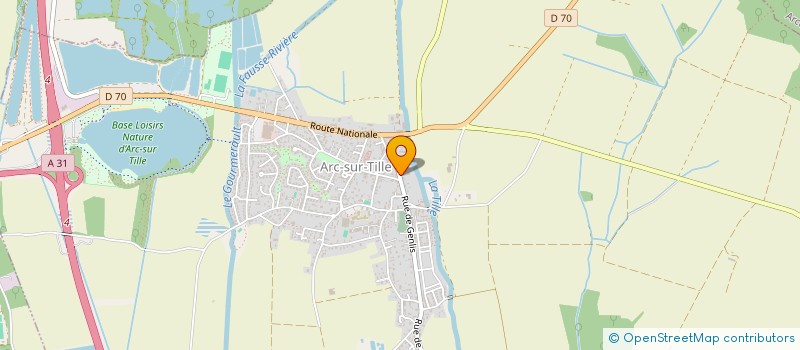 localisation de l'entreprise LGPM  ARC-SUR-TILLE