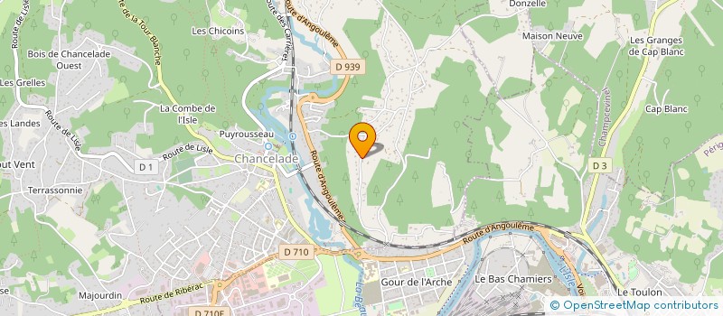 localisation de l'entreprise LGR  CHANCELADE