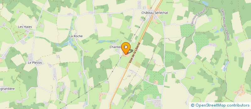 localisation de l'entreprise LGR BOIS  CLERMONT-CREANS