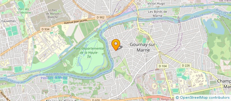 localisation de l'entreprise LGR CONSEIL  GOURNAY-SUR-MARNE