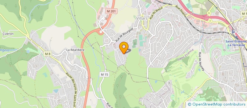 localisation de l'entreprise LGR MACONNERIE  VILLARS