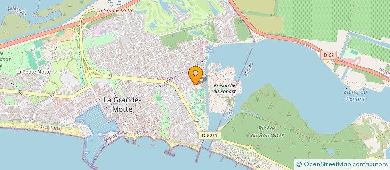 localisation de l'entreprise LGR OFFICE  LA GRANDE-MOTTE