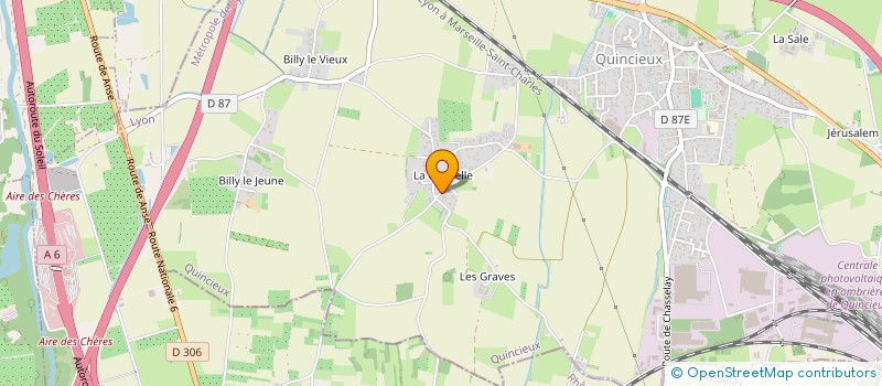 localisation de l'entreprise LGRD  QUINCIEUX