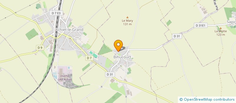 localisation de l'entreprise LGRD ENTRETIEN  BIHUCOURT