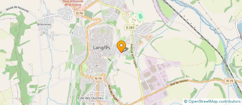 localisation de l'entreprise LGRS IMMOBILIER à LANGRES