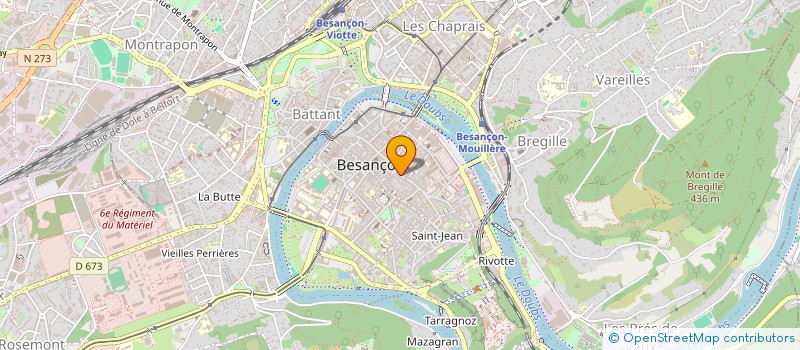 localisation de l'entreprise LGS à BESANCON