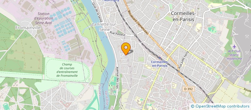 localisation de l'entreprise LGS  LA FRETTE-SUR-SEINE