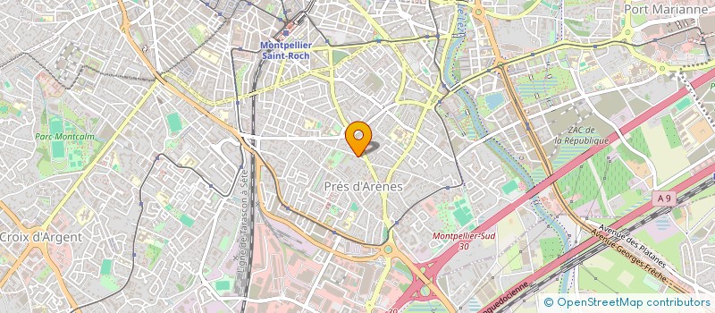 localisation de l'entreprise LGS  MONTPELLIER