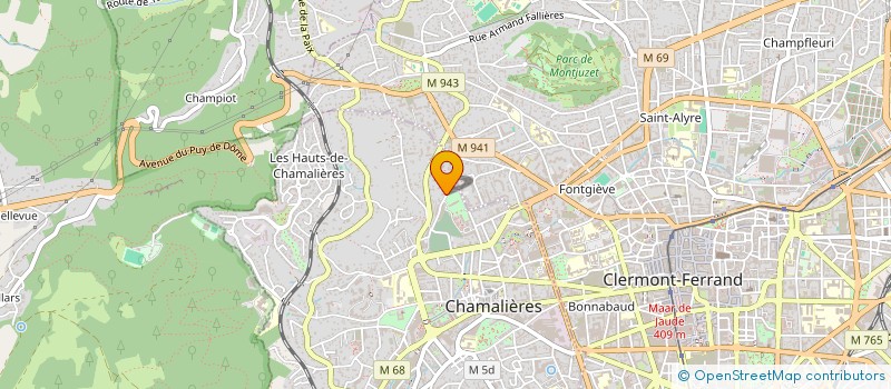 localisation de l'entreprise LGS  CHAMALIERES