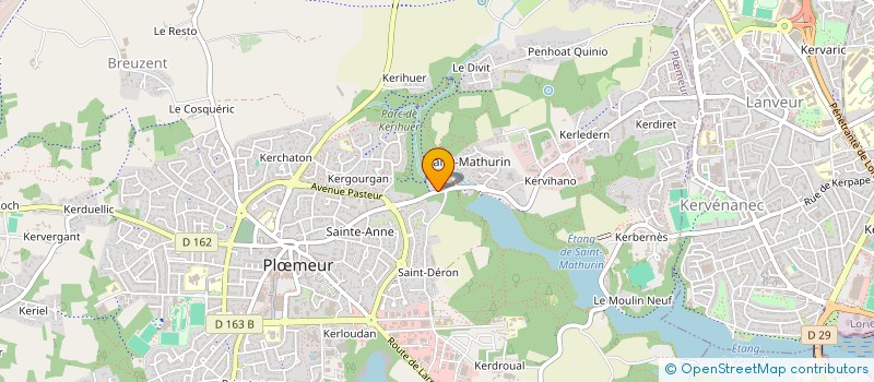 localisation de l'entreprise LGS AGENCEMENT  PLOEMEUR