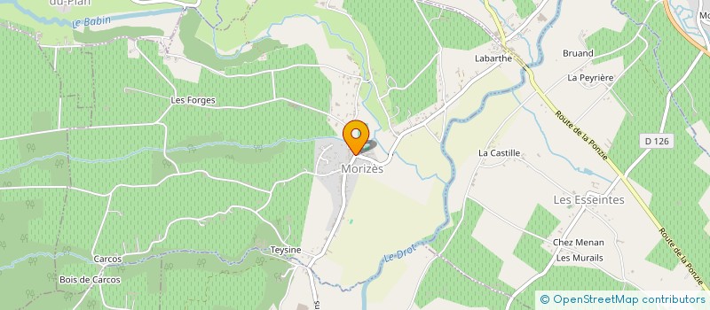 localisation de l'entreprise LGS.EVENTS  MORIZES