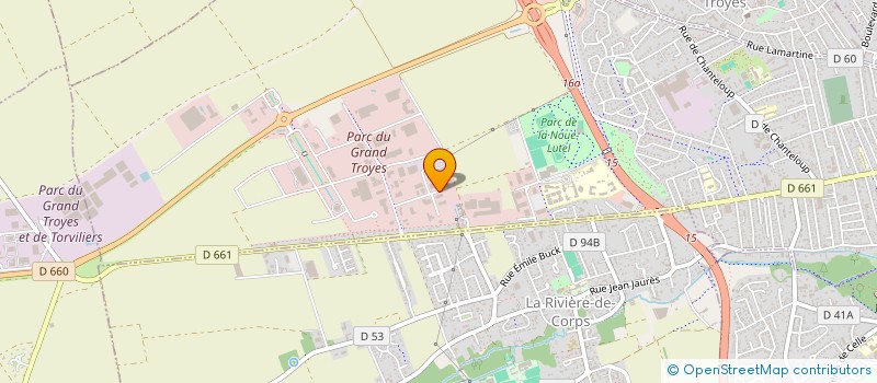 localisation de l'entreprise LGS HABITAT  SAINTE-SAVINE