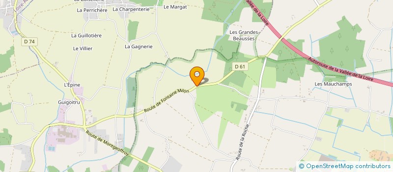 localisation de l'entreprise LGS HABITAT  MAZE-MILON