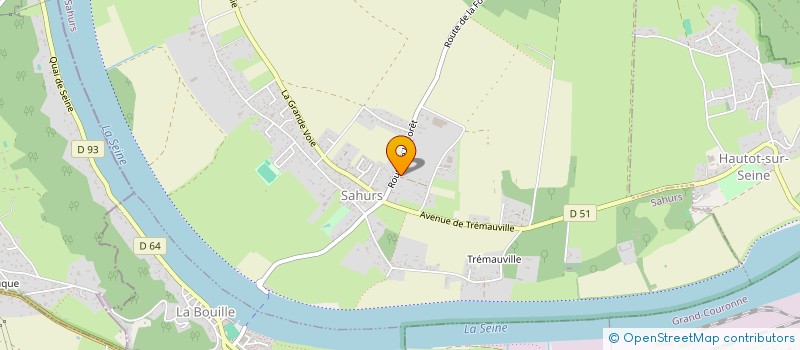 localisation de l'entreprise LGS METALLERIE  SAHURS