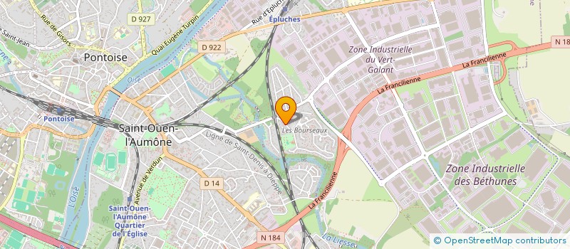 localisation de l'entreprise LGS PROMOTION  SAINT-OUEN-L'AUMONE
