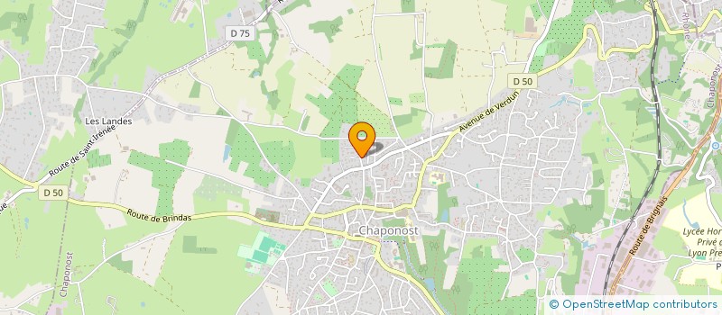 localisation de l'entreprise LGS SOLUTIONS  CHAPONOST