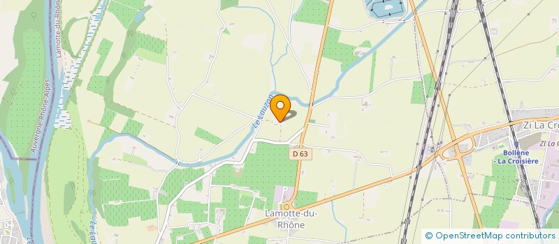 localisation de l'entreprise LGS TRAVAUX AGRICOLES  LAMOTTE-DU-RHONE