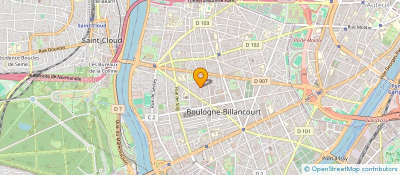 localisation de l'entreprise LGSH  BOULOGNE-BILLANCOURT