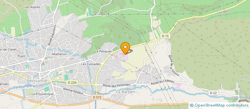 localisation de l'entreprise LGSM ESTHETIC à PELISSANNE