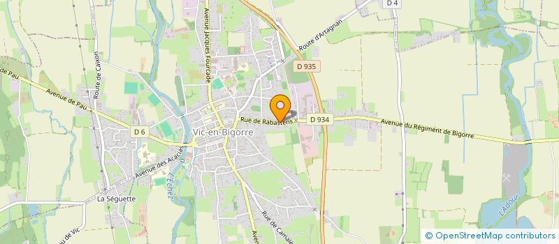 localisation de l'entreprise LGT  VIC-EN-BIGORRE