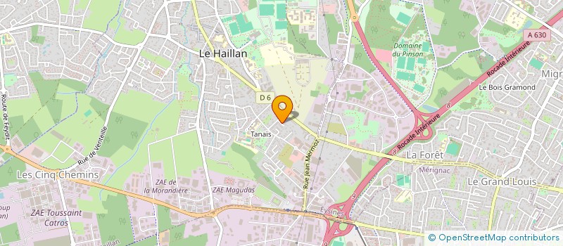 localisation de l'entreprise LGT BOATS  LE HAILLAN