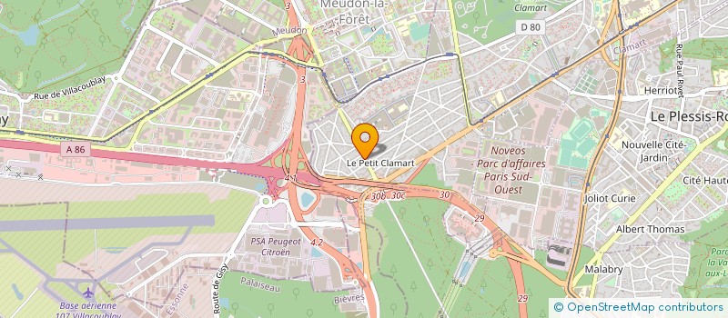 localisation de l'entreprise LGT CONSULTING à CLAMART