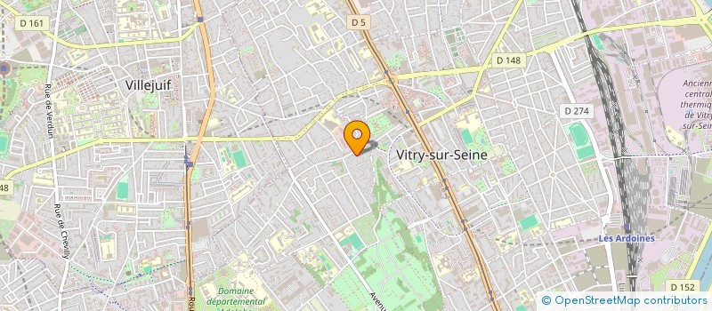 localisation de l'entreprise LGT DEVELOPPEMENT à VITRY-SUR-SEINE