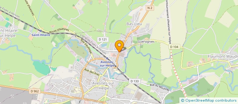 localisation de l'entreprise LGT GESTION  AVESNES-SUR-HELPE