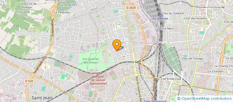 localisation de l'entreprise LGT IMMO à ORLEANS