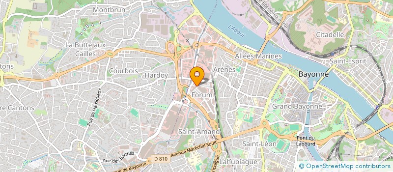 localisation de l'entreprise LGT INVEST à BAYONNE