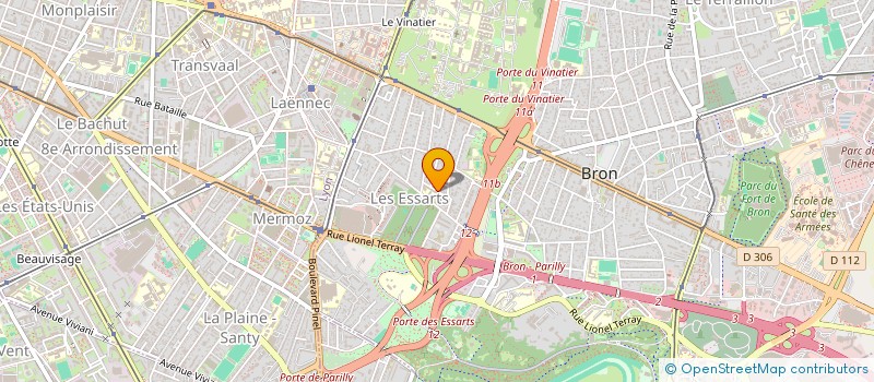 localisation de l'entreprise LGT SOUND SYSTEM  BRON