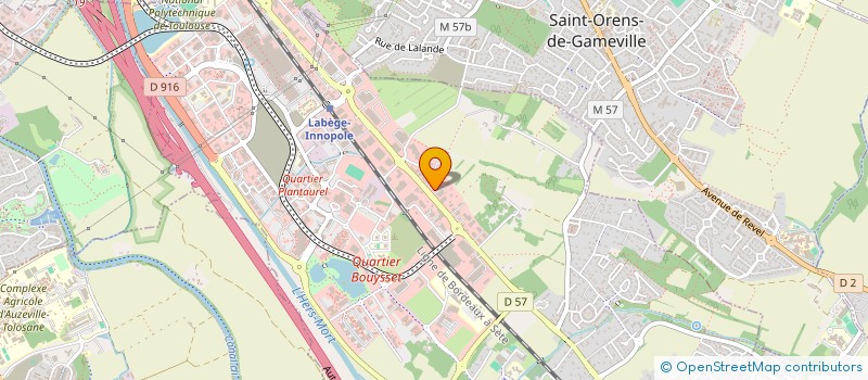 localisation de l'entreprise LGTP RESTAURATION  LABEGE