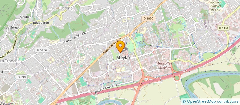 localisation de l'entreprise LGU à MEYLAN