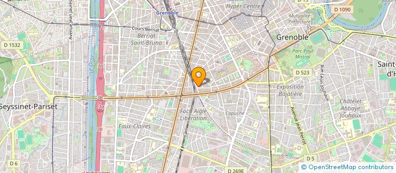 localisation de l'entreprise LGU à GRENOBLE