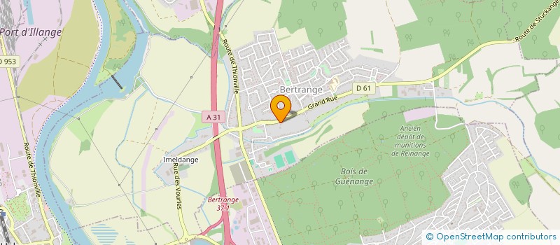 localisation de l'entreprise LGV CHAUFFAGE  BERTRANGE