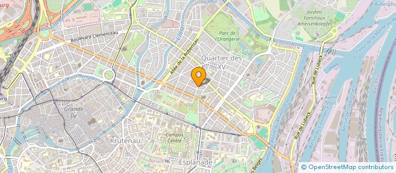 localisation de l'entreprise LGV COURTAGE à STRASBOURG