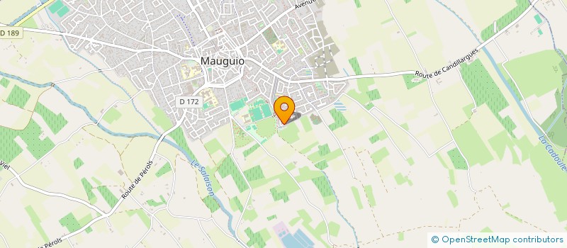 localisation de l'entreprise LGV IMMO  MAUGUIO