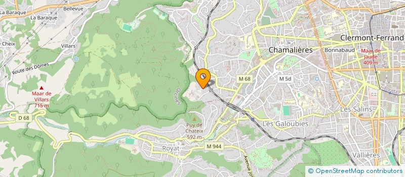 localisation de l'entreprise LGV TRADING  CHAMALIERES