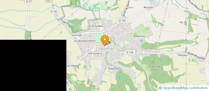 localisation de l'entreprise LGVB  CHAPONNAY