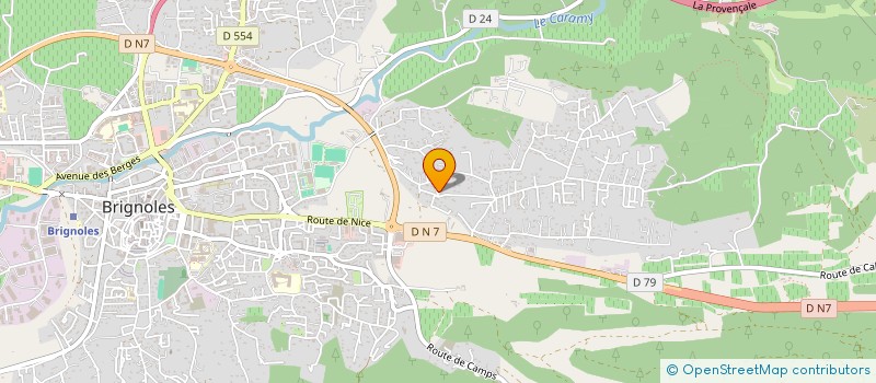 localisation de l'entreprise LGVR à BRIGNOLES