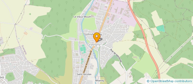 localisation de l'entreprise LGW à GRAVIGNY