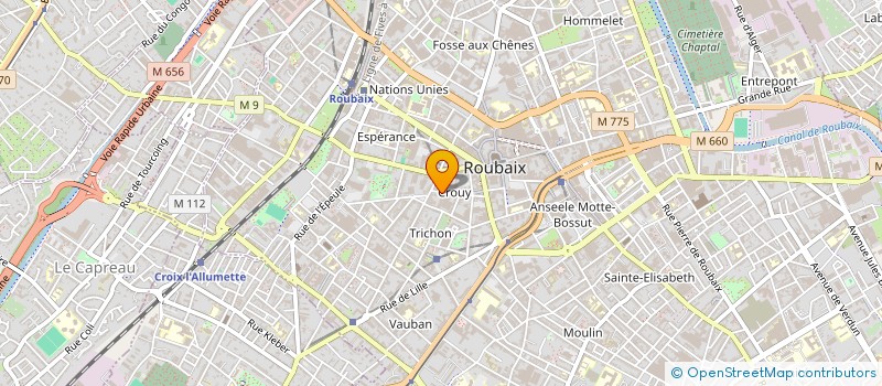 localisation de l'entreprise LGX-IMMO  ROUBAIX