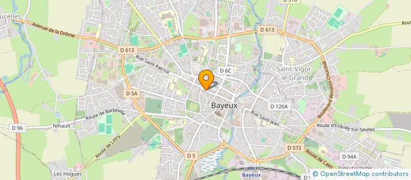 localisation de l'entreprise LH à BAYEUX
