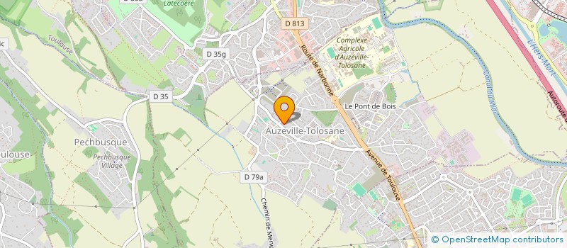 localisation de l'entreprise LH  AUZEVILLE-TOLOSANE