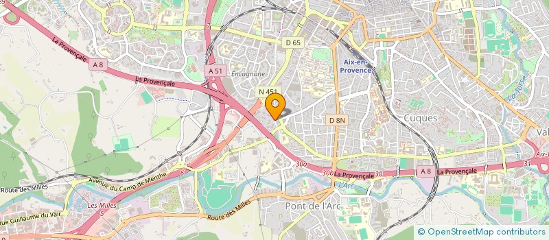 localisation de l'entreprise LH à AIX-EN-PROVENCE