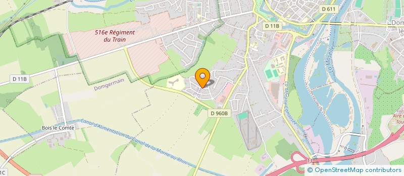 localisation de l'entreprise LH  TOUL