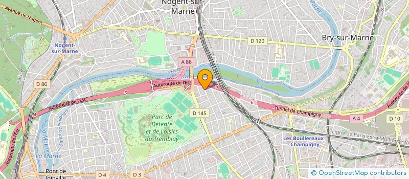 localisation de l'entreprise LH à CHAMPIGNY-SUR-MARNE